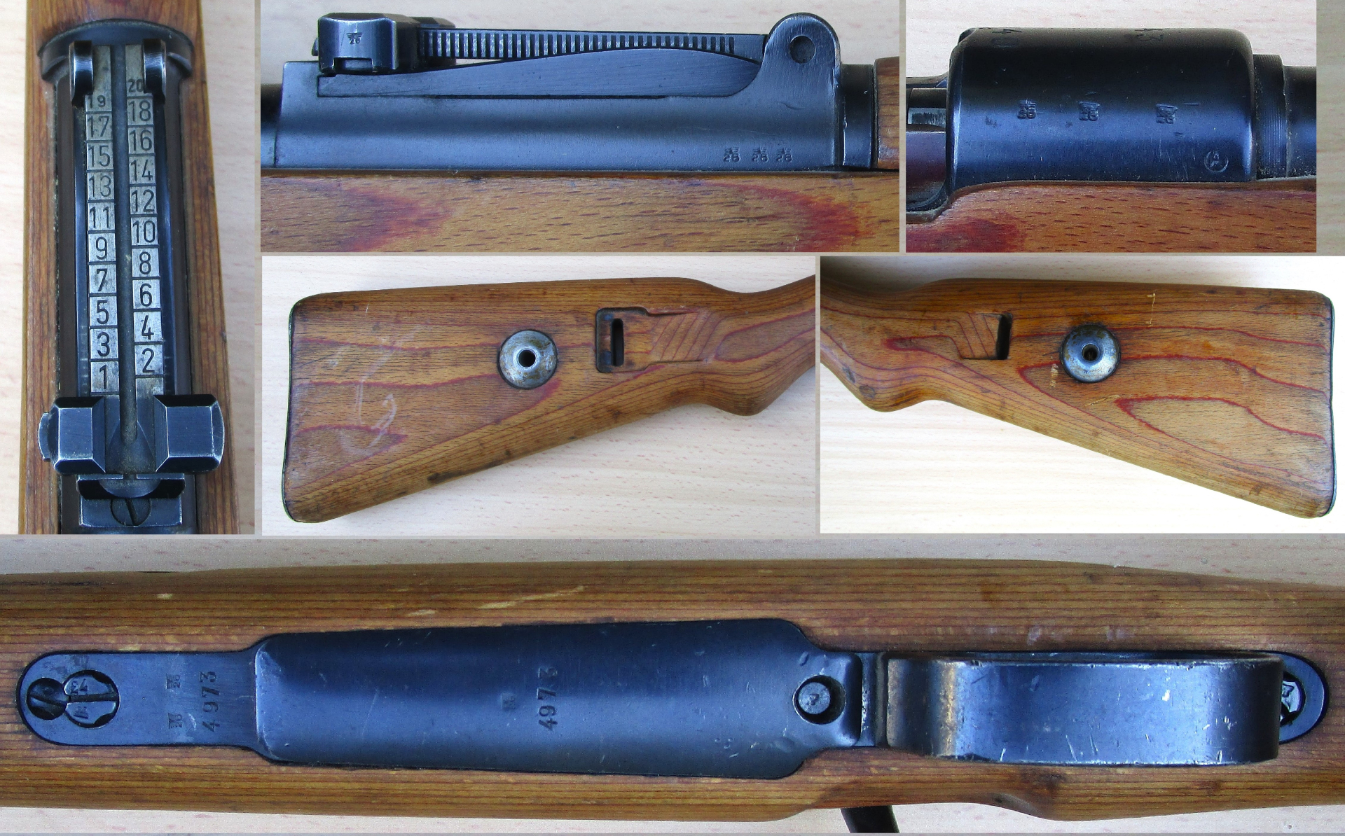 Karabiner K98k Hersteller 243 Mauser AG 1940 Norwegischer Umbau auf Kaliber .30-06 Wehrmacht – Bild 6