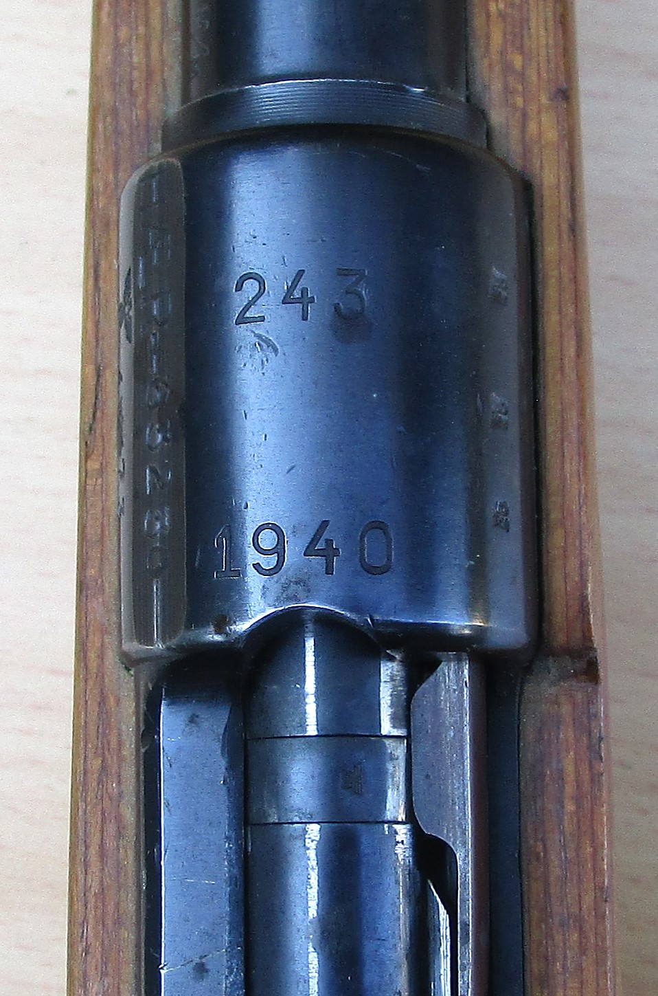 Karabiner K98k Hersteller 243 Mauser AG 1940 Norwegischer Umbau auf Kaliber .30-06 Wehrmacht – Bild 2