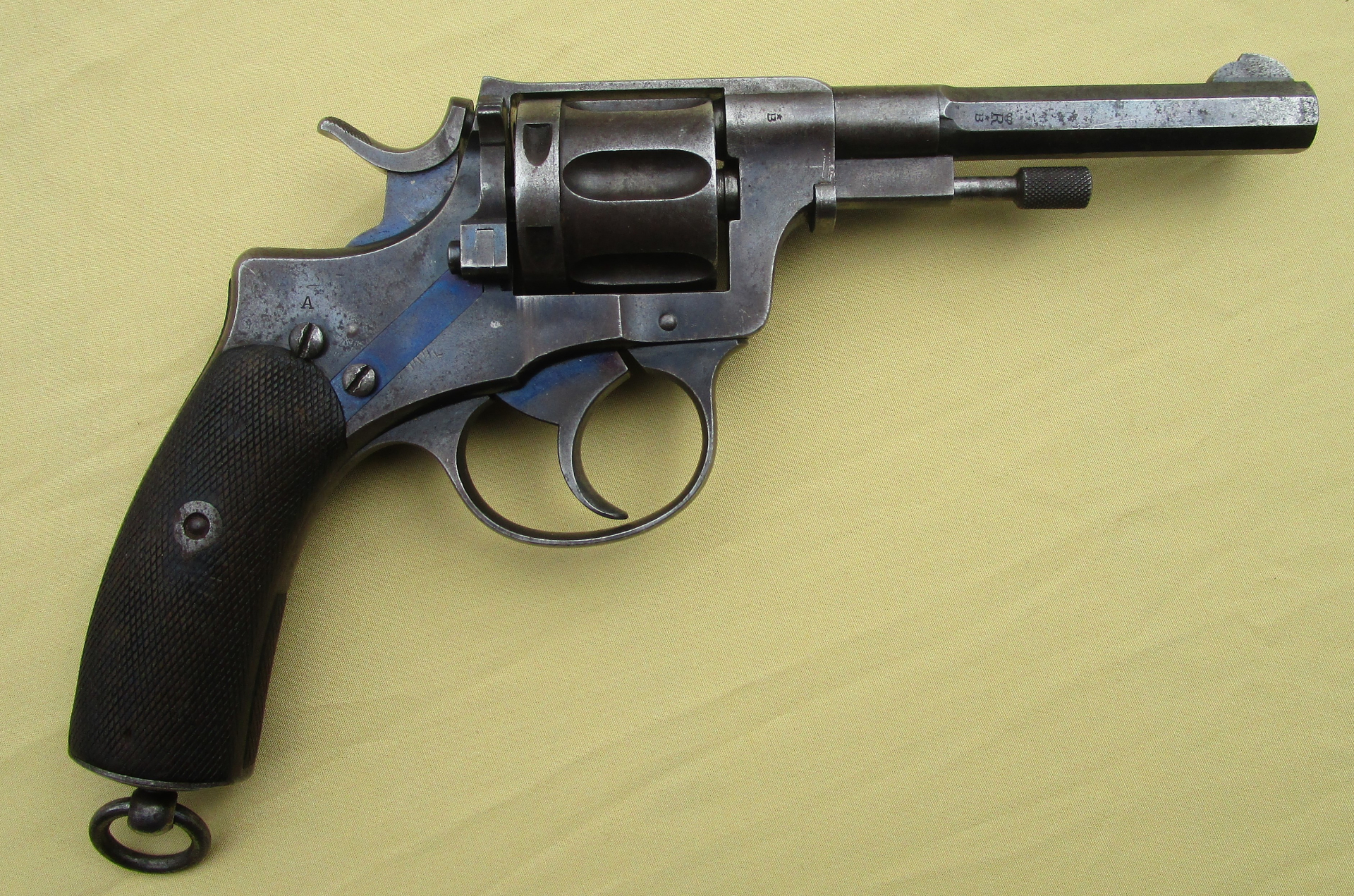 Nagant Revolver M1893 Norwegische Marine m/93 nummerngleich Kal.7,5mm – Bild 3