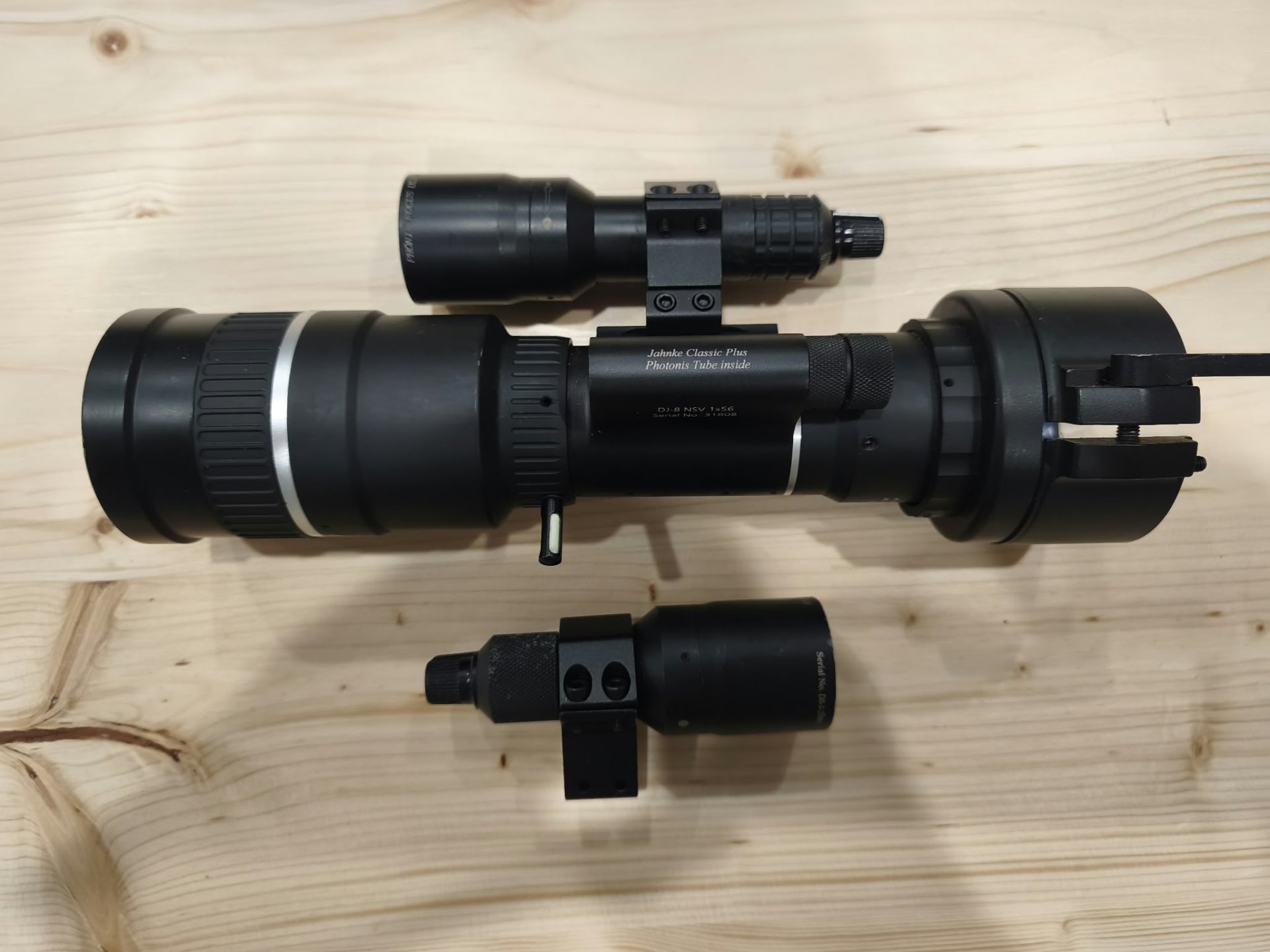 Jahnke DJ-8 NSV 1x56 inkl. 2x Phoenix Focus Photonis Tube Nachtsicht Vorsatz – Bild 6