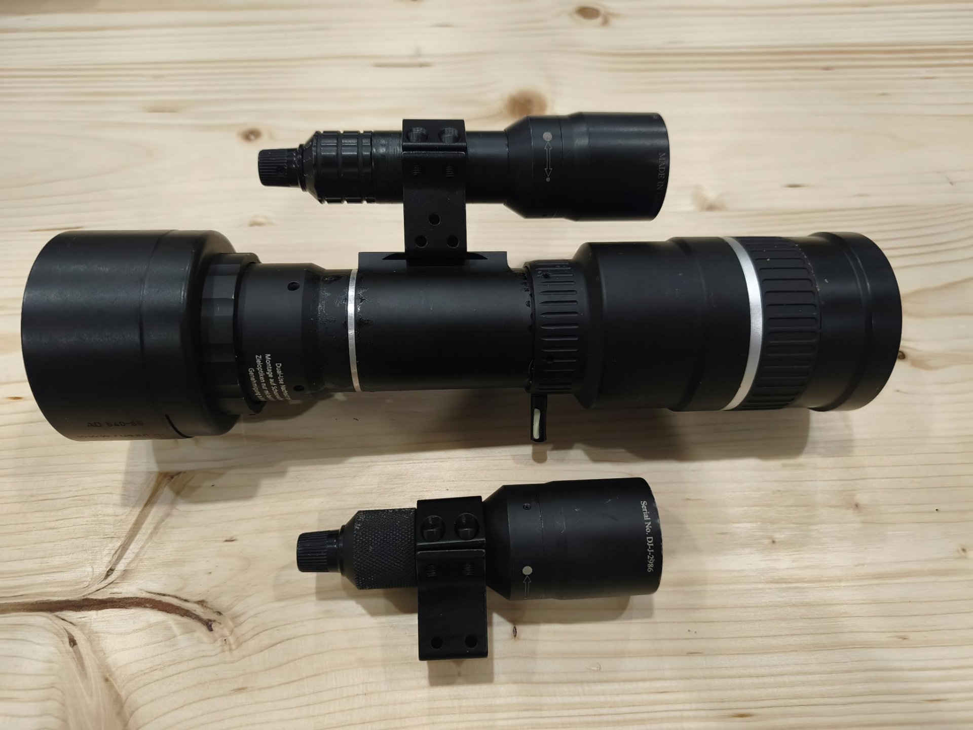 Jahnke DJ-8 NSV 1x56 inkl. 2x Phoenix Focus Photonis Tube Nachtsicht Vorsatz – Bild 5