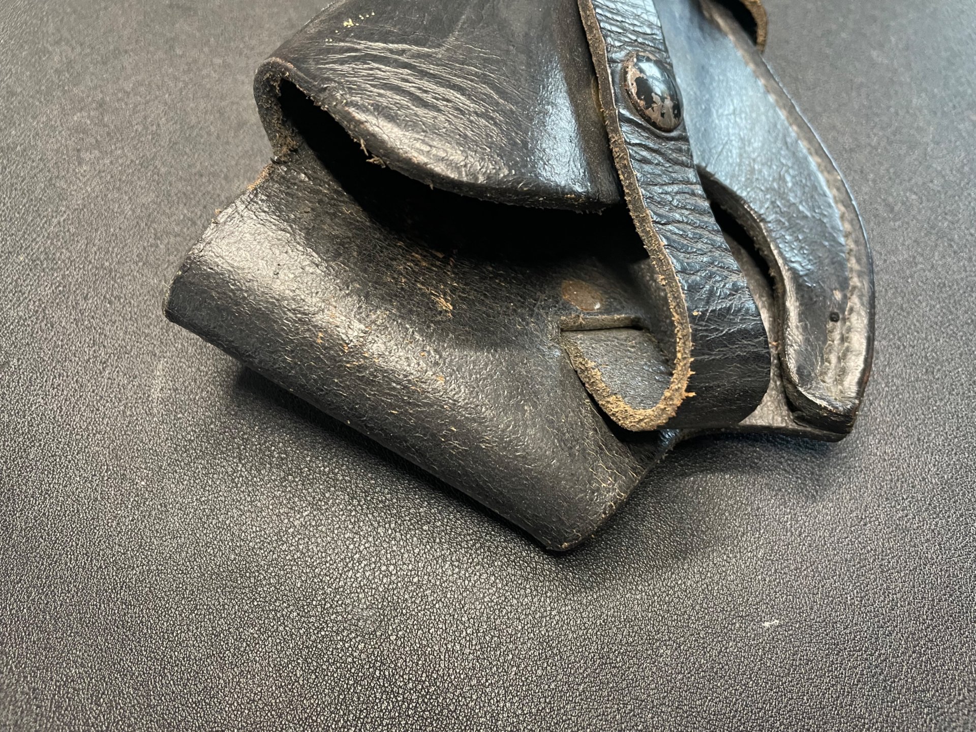 Seltenes Vintage Lederholster Brauer Bros Mfg Co St Louis - Modell H38 – Bild 2