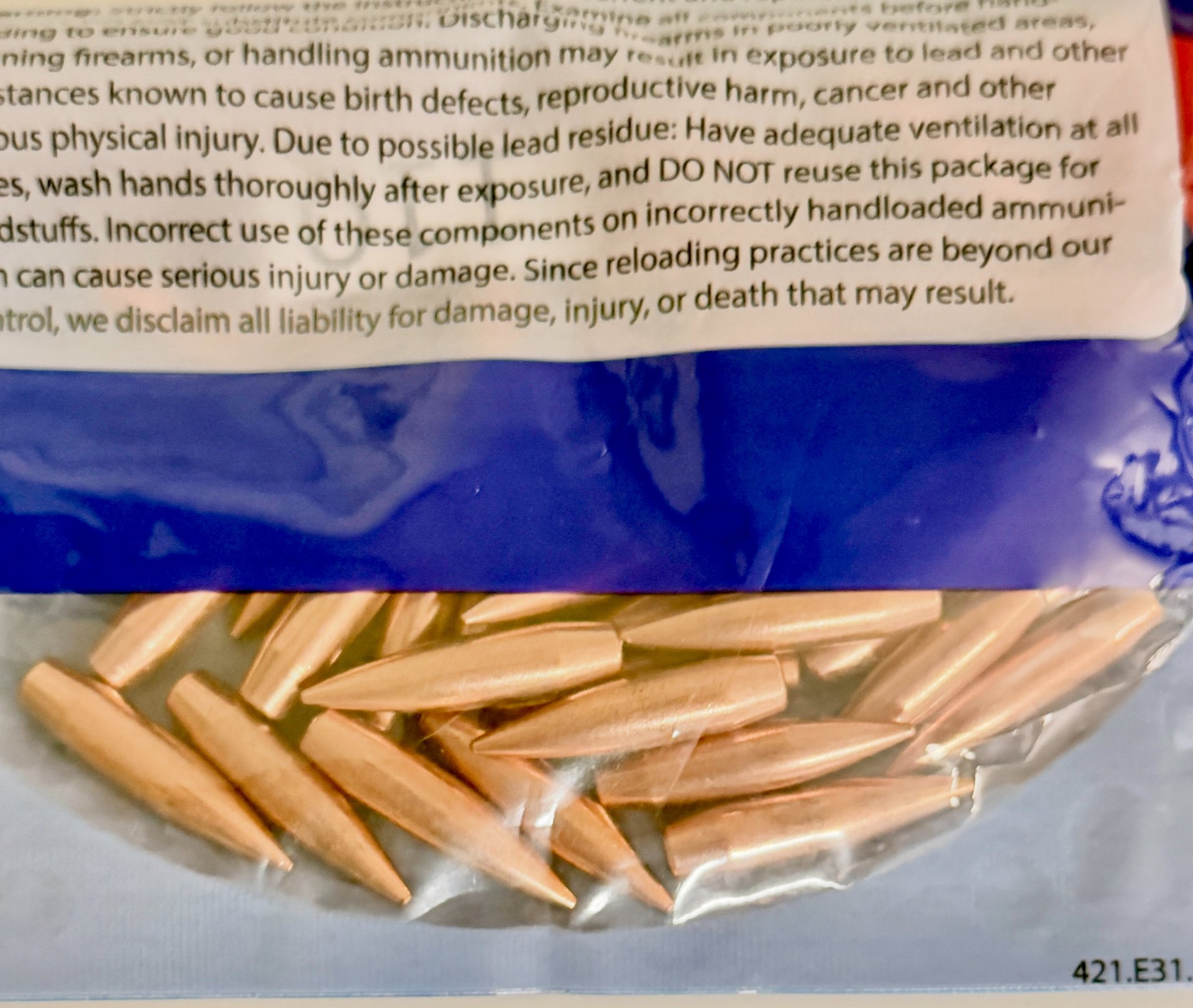 175 Neue PPU 175gr Geschosse FMJ BT 308Win. Keine Versandkosten – Bild 2