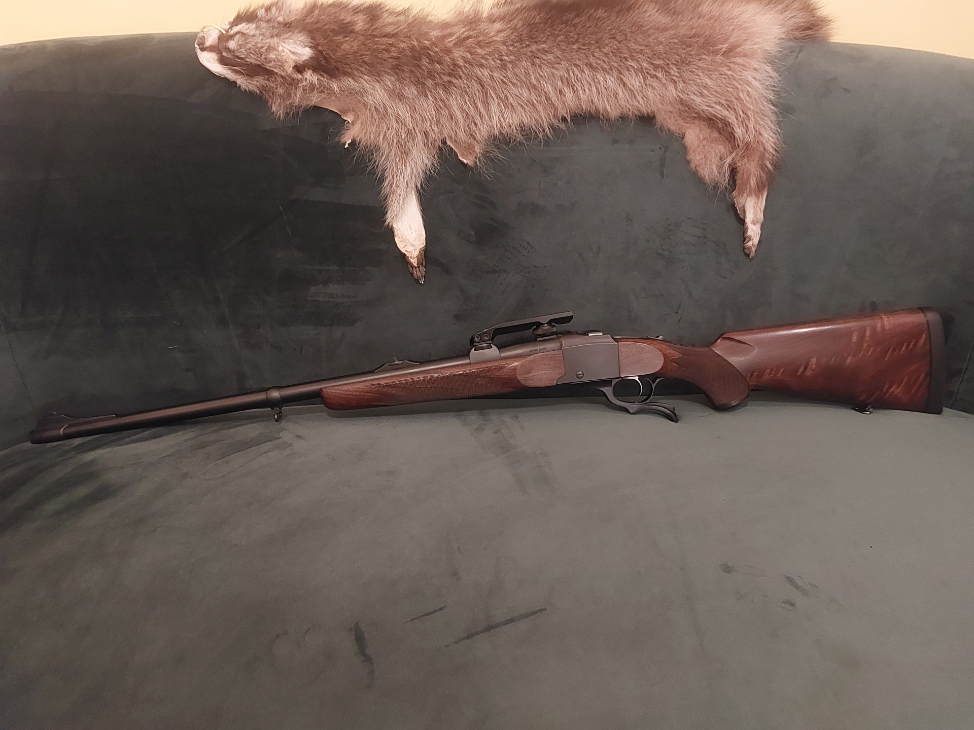 Blockbüchse Ruger No 1 Custom 30-06 Rigby Stil – Bild 1