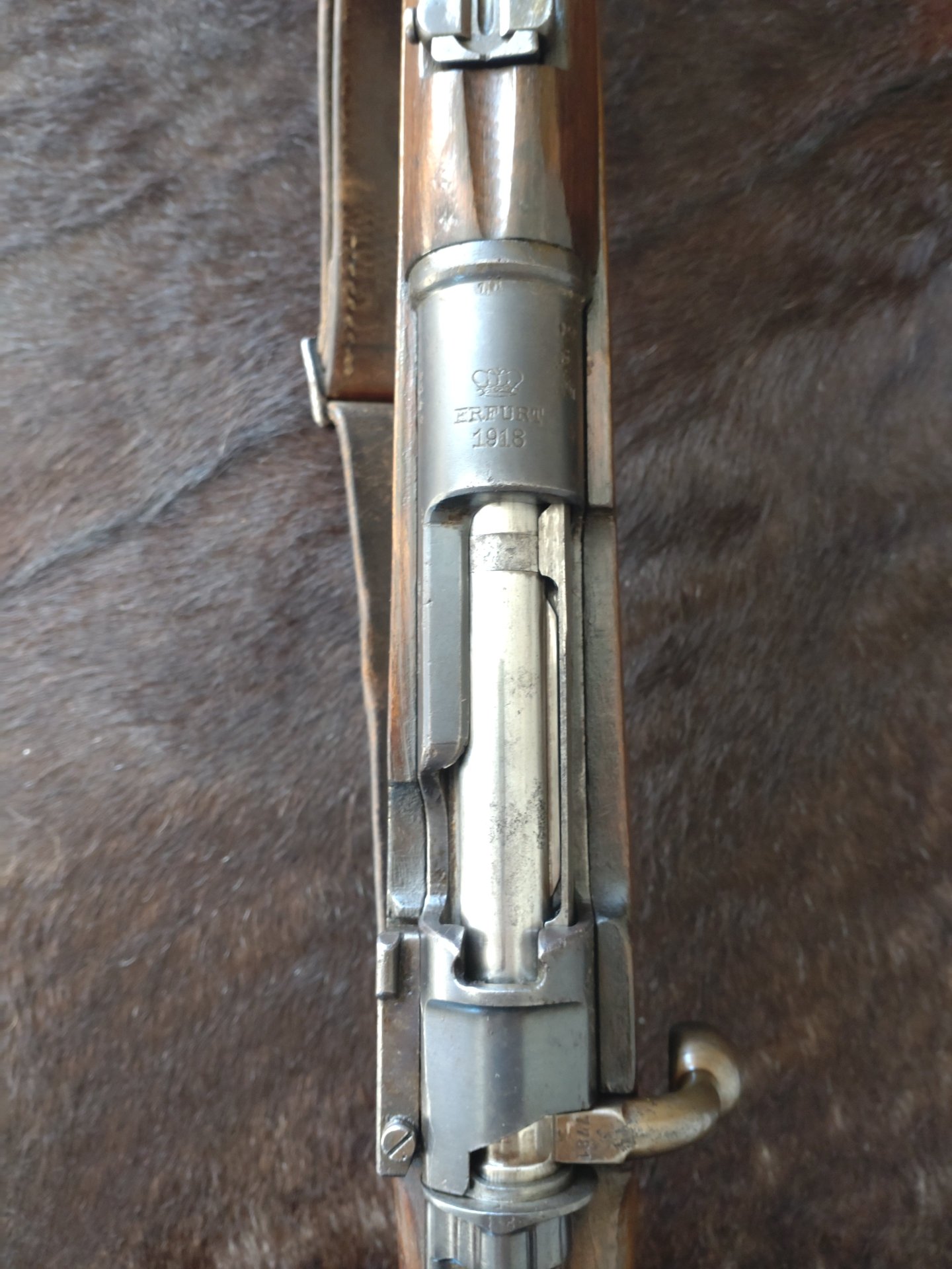 Karabiner K98a Erfurt 1918 K98 Kein Gewehr 98 88 8*57 IS Sehr guter Zustand – Bild 2