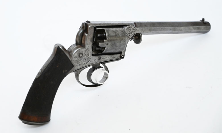 Perkussionsrevolver Adams & Deane, 1851, Kaliber .44, Sammlerwaffe im Originalzustand – Bild 6