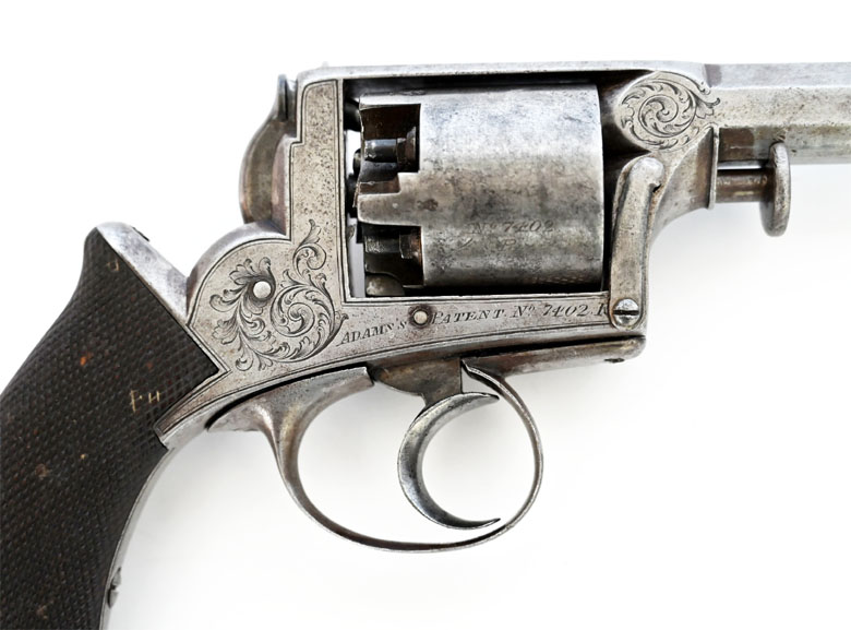 Perkussionsrevolver Adams & Deane, 1851, Kaliber .44, Sammlerwaffe im Originalzustand – Bild 4