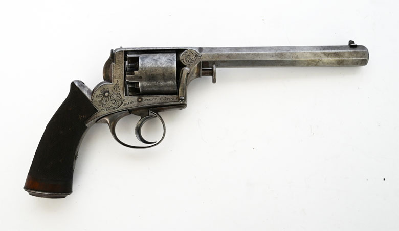 Perkussionsrevolver Adams & Deane, 1851, Kaliber .44, Sammlerwaffe im Originalzustand – Bild 1