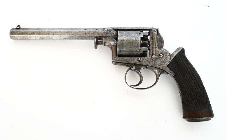 Perkussionsrevolver Adams & Deane, 1851, Kaliber .44, Sammlerwaffe im Originalzustand – Bild 2