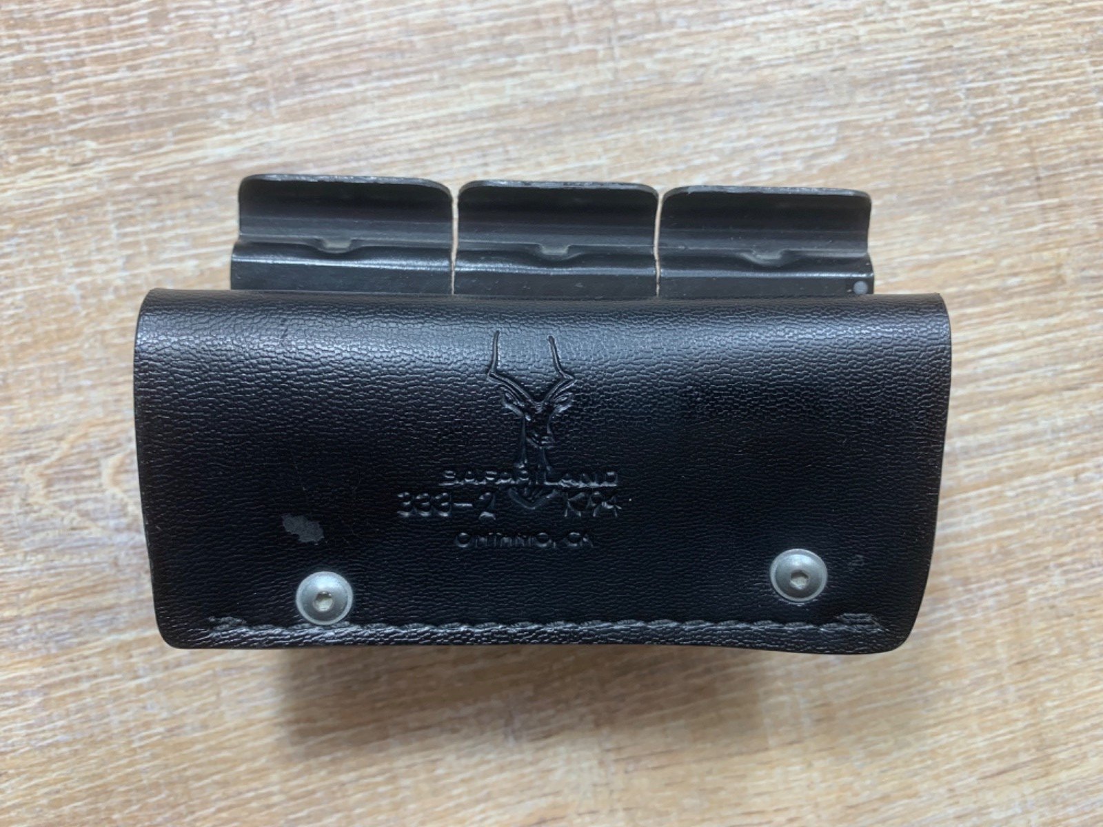 Safariland Competition Tripple Speedloader Holder Model 333 open top Kunststoff – Bild 1