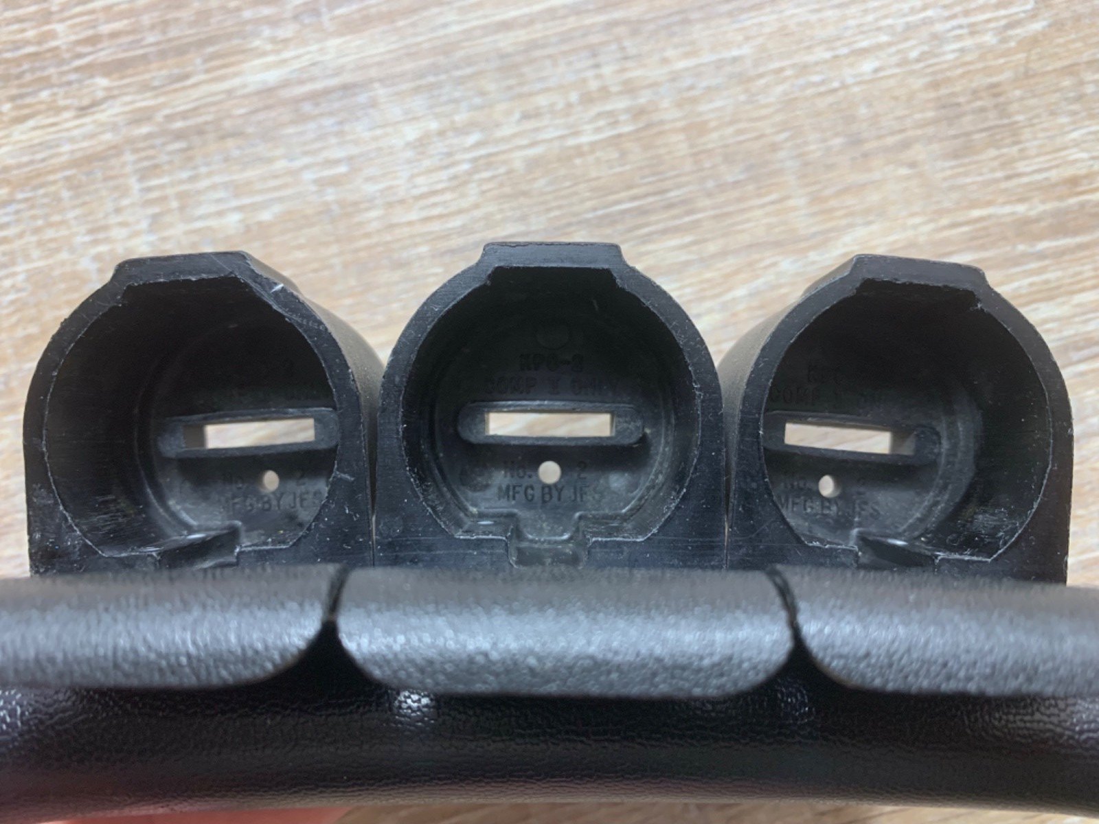 Safariland Competition Tripple Speedloader Holder Model 333 open top Kunststoff – Bild 2