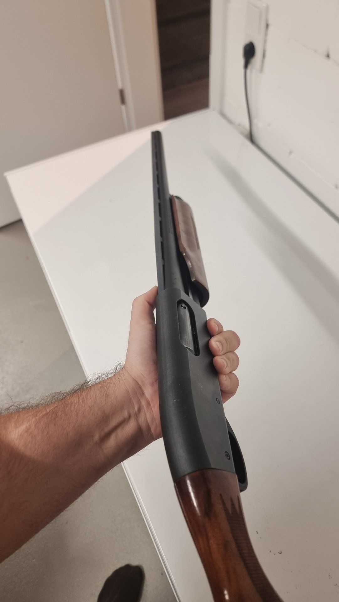 Remington 870 Express Magnum in 12/76 , Vorderschaftrepetierflinte – Bild 6