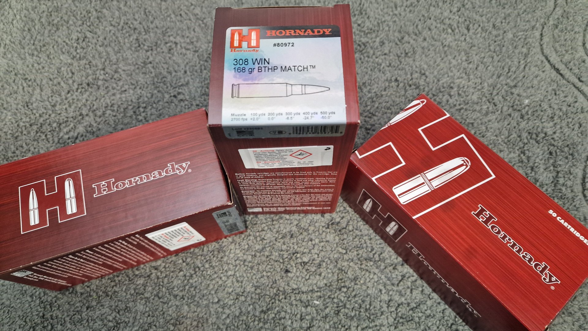 308Win MATCH Hornady 150Stck. – Bild 1
