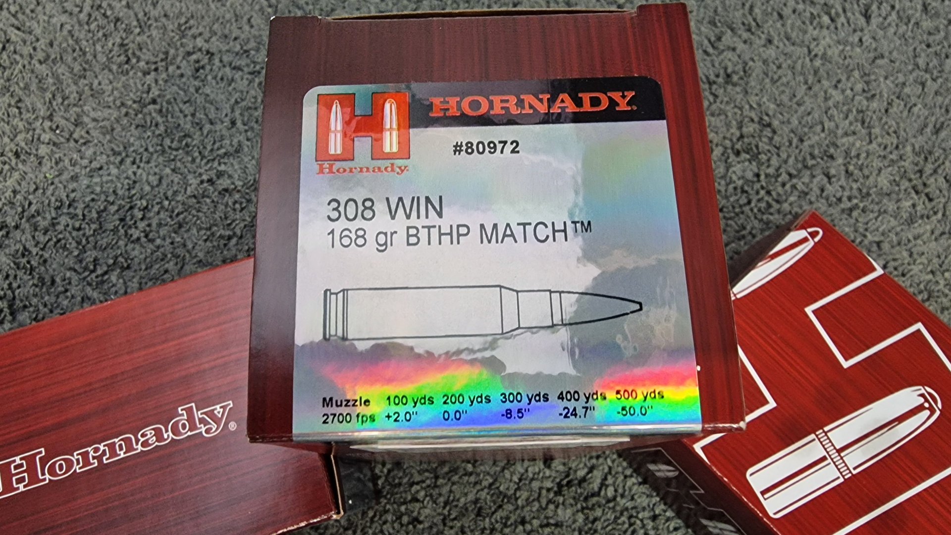 308Win MATCH Hornady 150Stck. – Bild 2