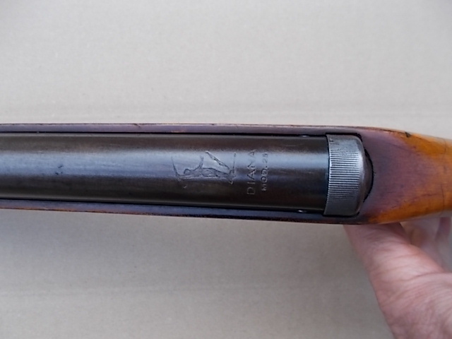 Achtung Sammler schönes altes Diana Mod. 25 Luftgewehr von 01.71 mit F-Zeichen no 98 teile – Bild 3