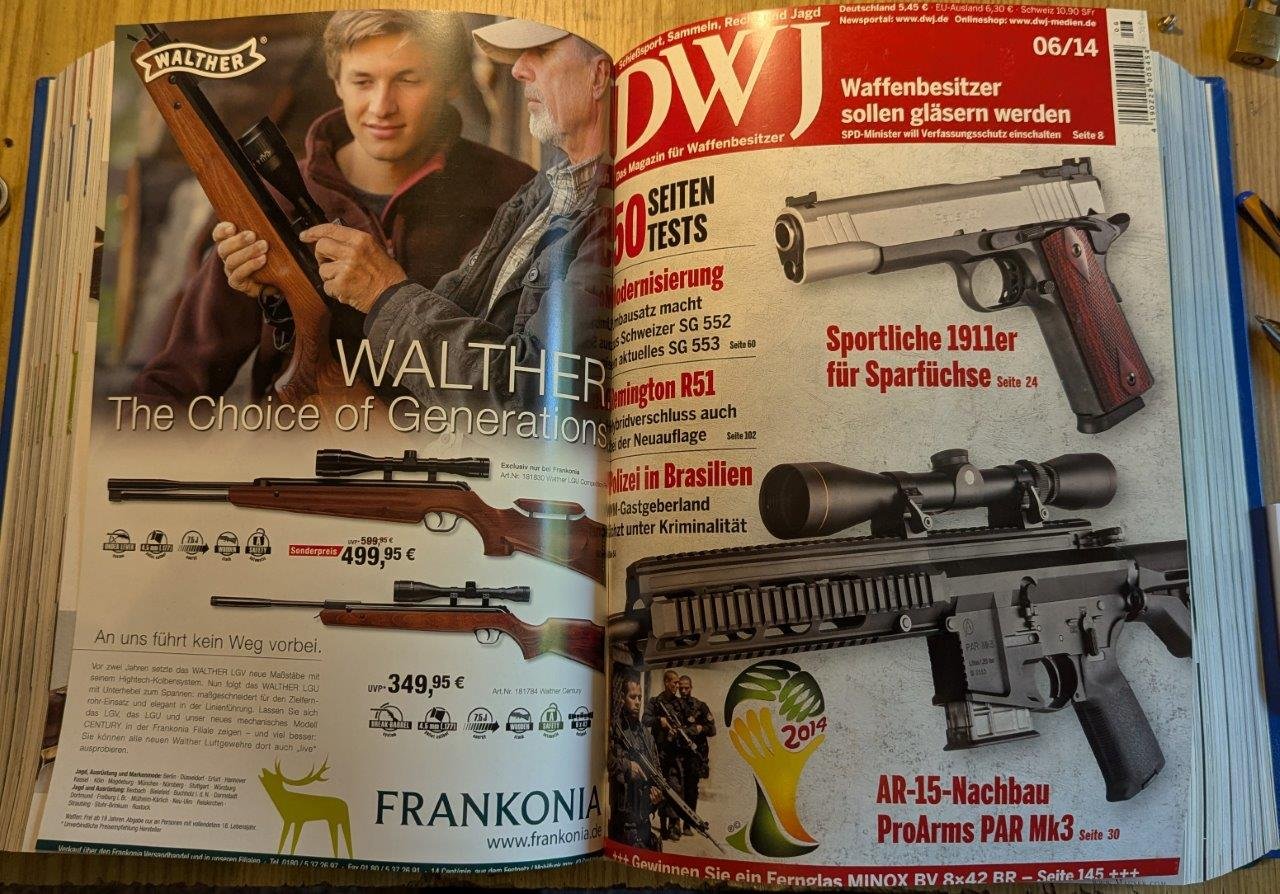 Fachzeitschrift DWJ (Deutsches Waffenjournal) – Bild 1