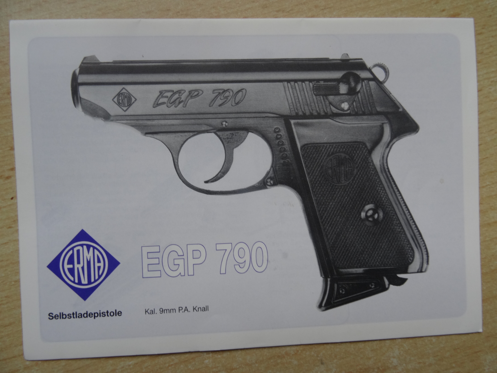 ERMA -EGP 790- Bedienungsanleitung komplett – Bild 1
