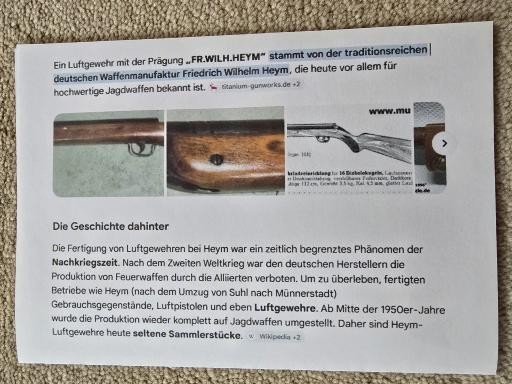 Luftgewehr FR.WILH. HEYM – Bild 8