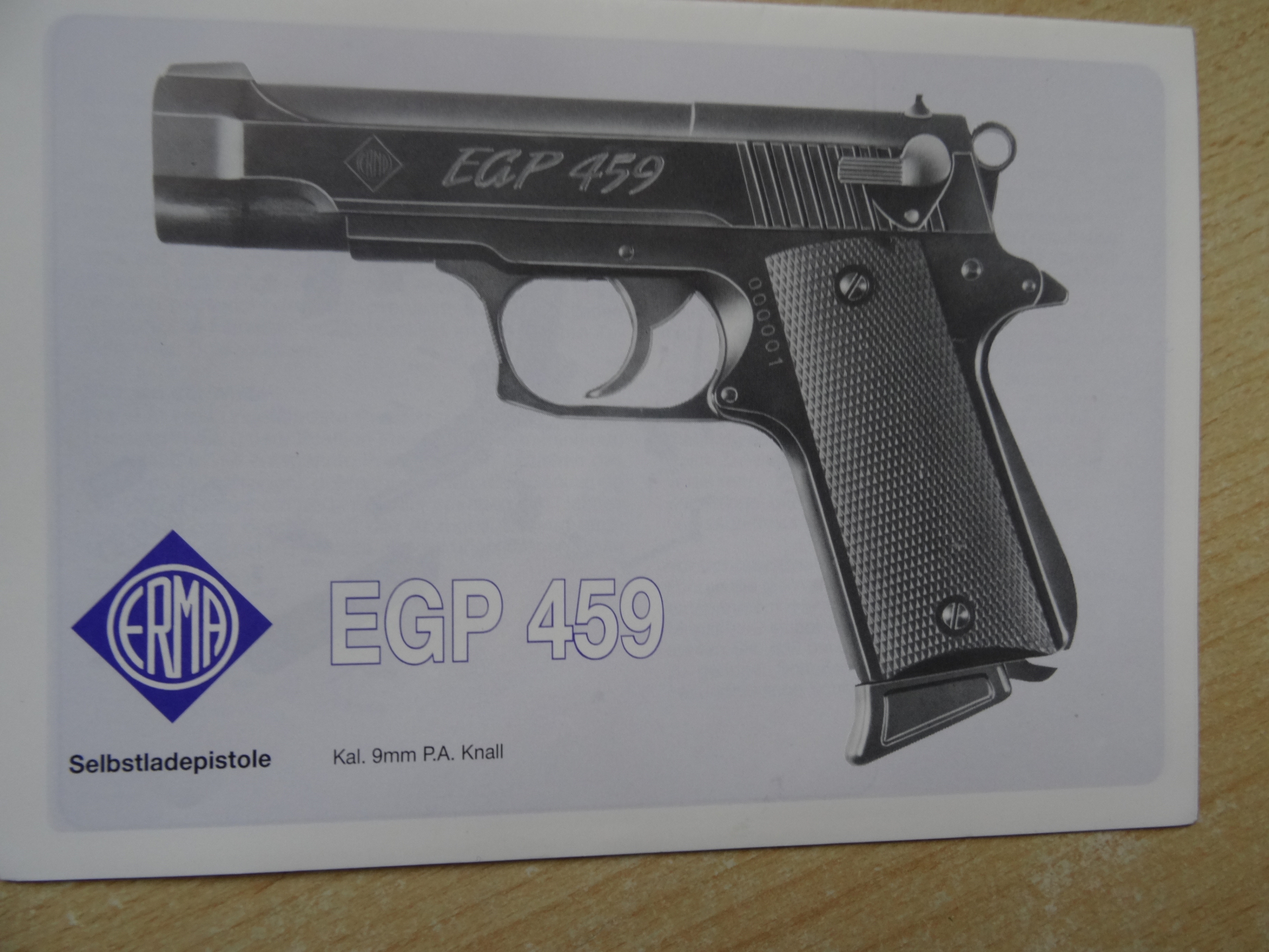 Erma EGP 459 Bedienungsanleitung.komplett – Bild 1