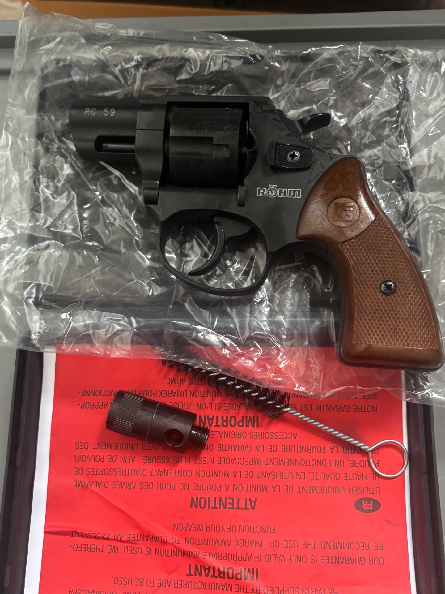 Röhm RG59 Schreckschuss Revolver 9mm RK – Bild 1