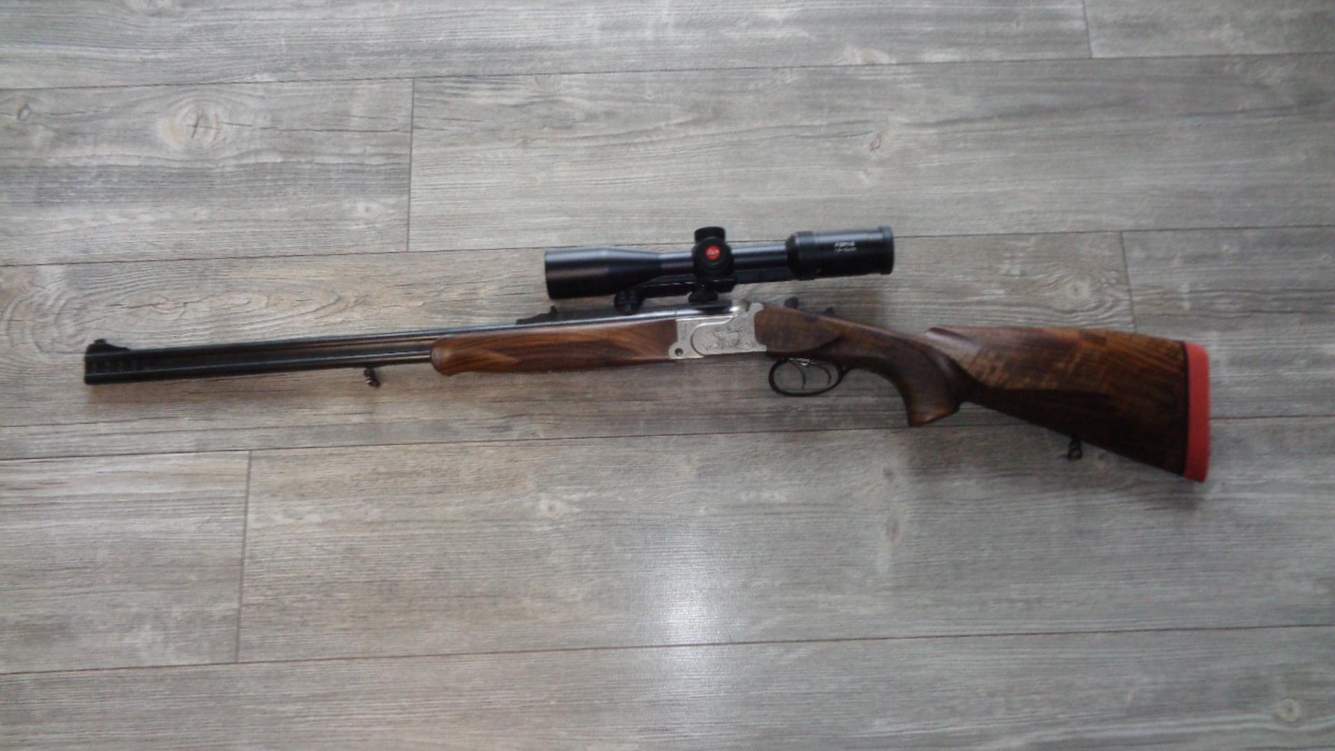 Krieghoff Ultra Bockdoppelbüchse Kal. 9,3x74 R Luxus ink. SM Leica Fortis 6 1,8-12x42i – Bild 1