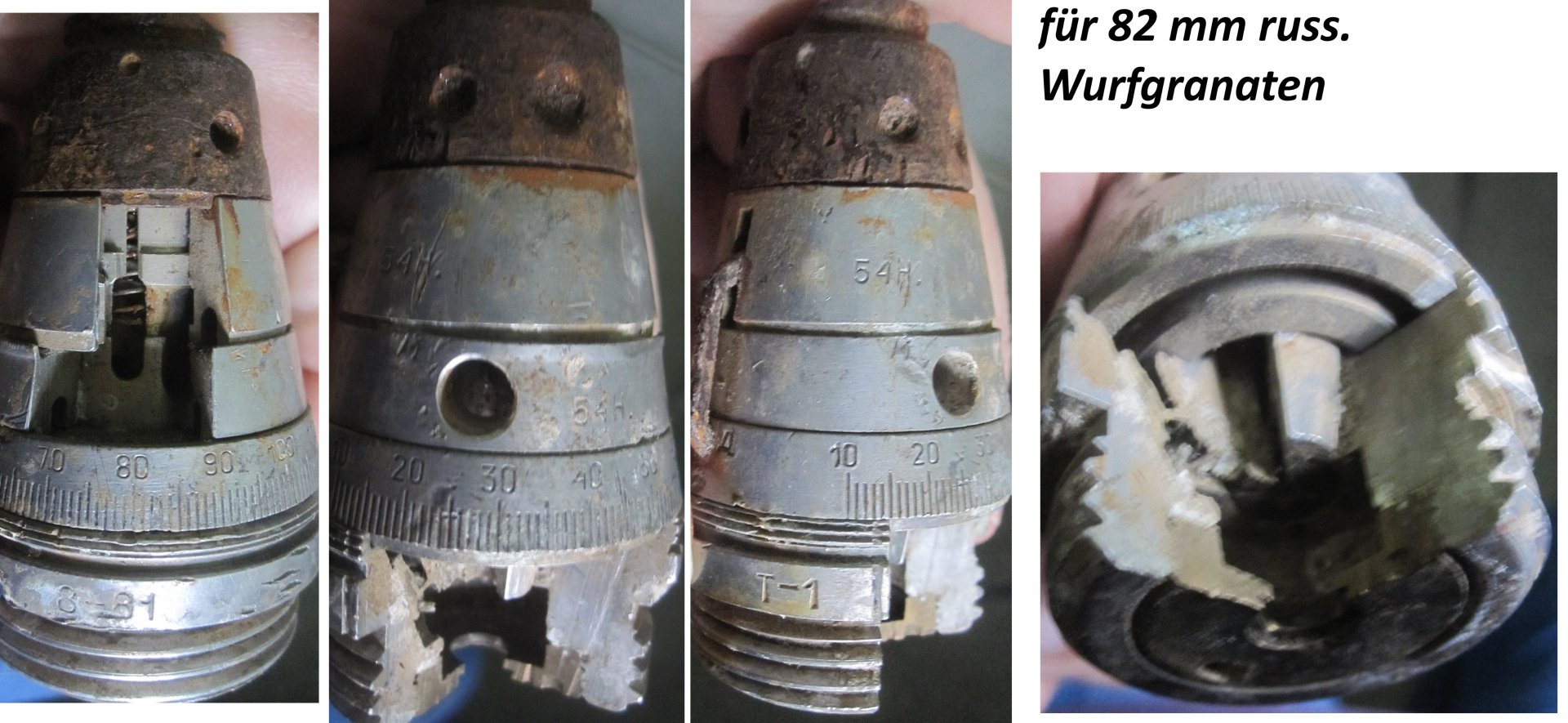 Schnitt Zünder für russische Wurfgranaten T - 1 – Bild 1
