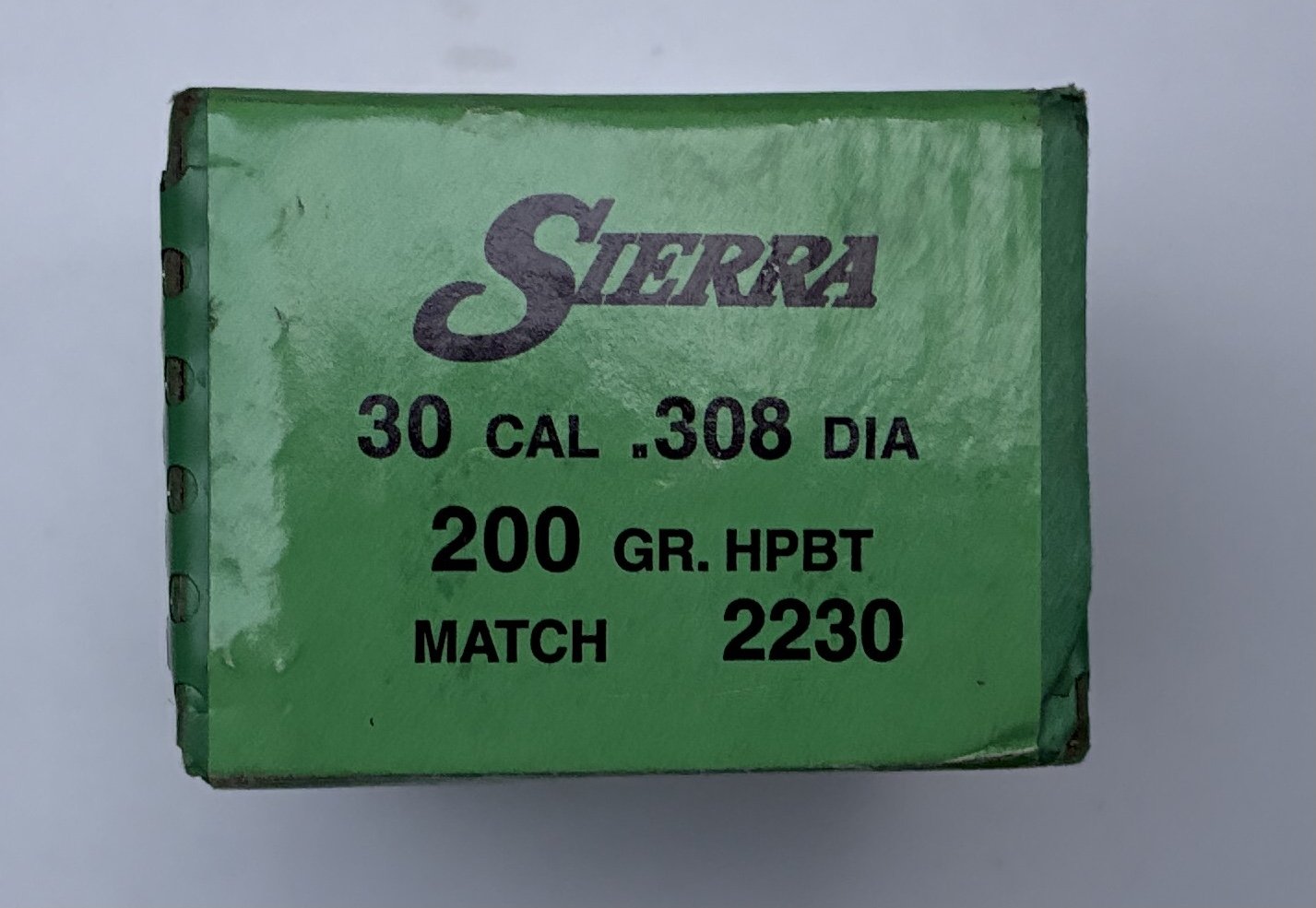 100 Stck Sierra Match King Geschosse, HPBT, .308 Dia, 200gr Gewicht, Nr 2230 – Bild 1