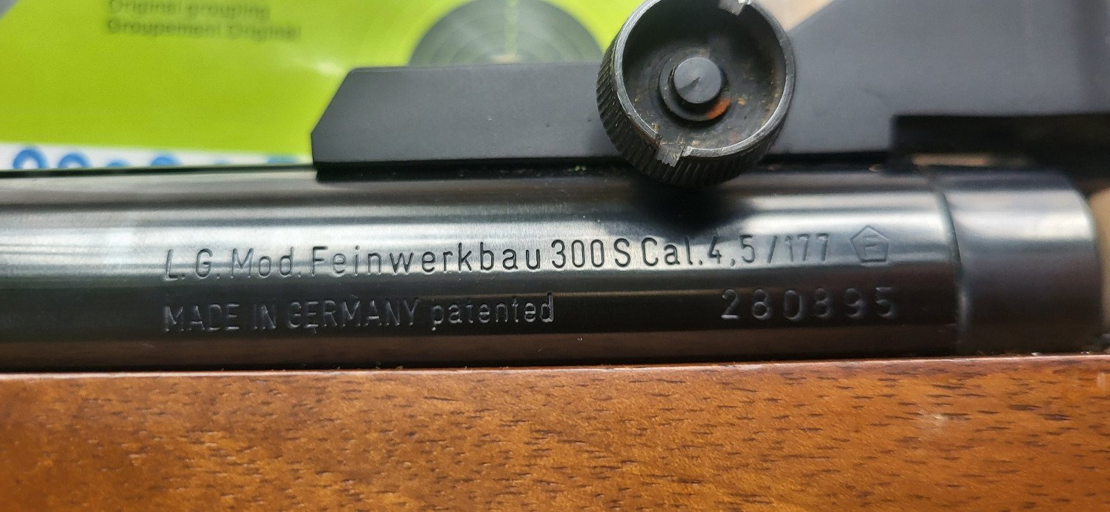 Feinwerkbau Modell 300S Matchluftgewehr Luftgewehr Seitenspanner TOP FWB 300 S – Bild 6