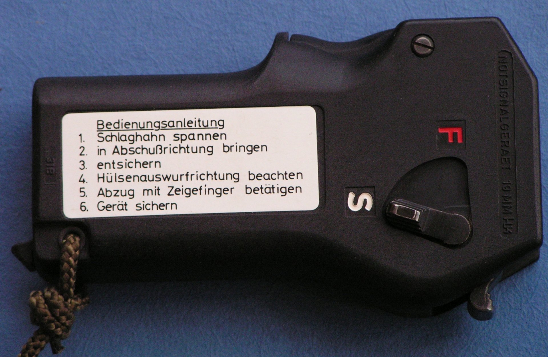 FHK Notsignalgerät 19x36mm HK Heckler & Koch BW Luftwaffe PTB416 – Bild 5