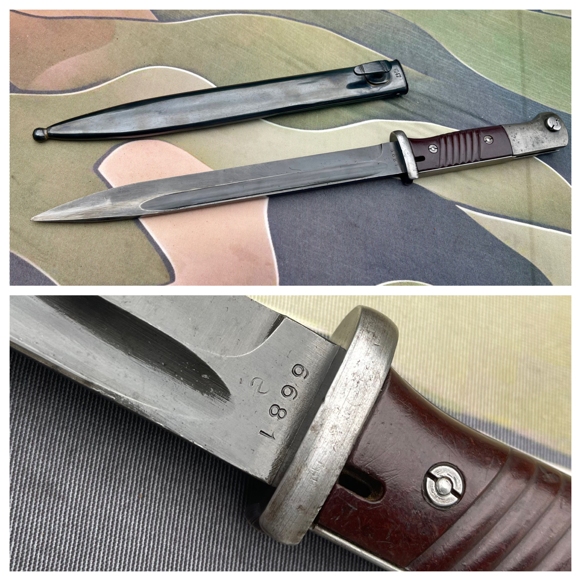 Original Wehrmacht Bajonett 98k – Bild 2