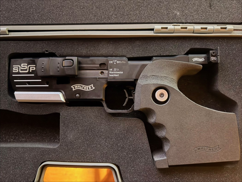 Walther SSP Sportpistole, Kaliber .22 l.r. - sehr guter Zustand mit Zubehör – Bild 2