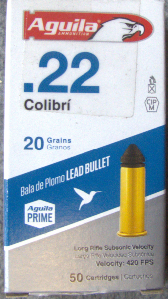 KK-Munition Aguilla Colibri – Bild 1