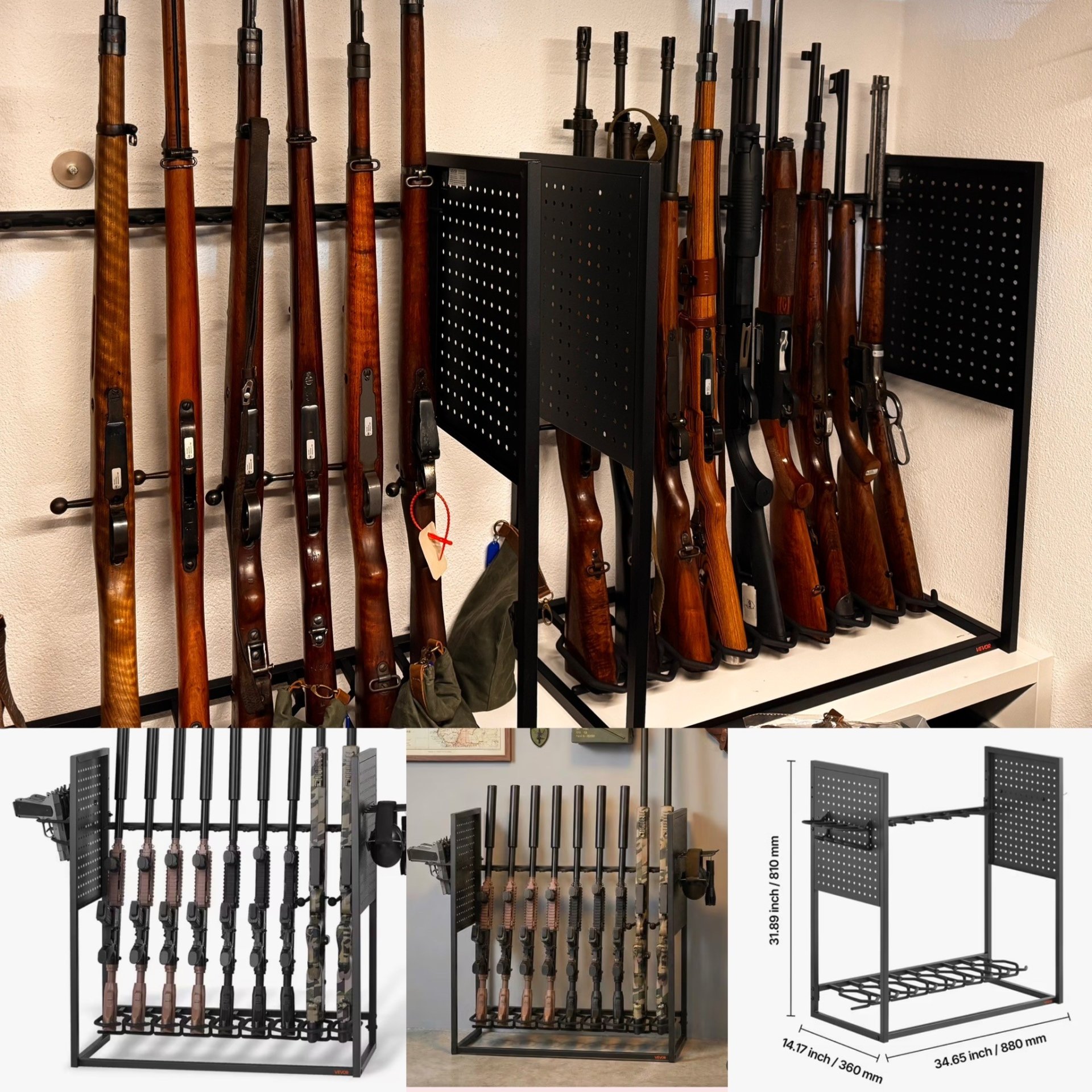 Waffenständer für bis zu 9 Langwaffen und 4 Kurzwaffen – Bild 1
