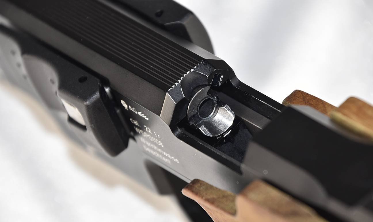 Walther SSP .22 l.r. - TOP Zustand! Matchgriff R/L, 2. Magazin NEU, Laufgewicht, Papiere – Bild 4