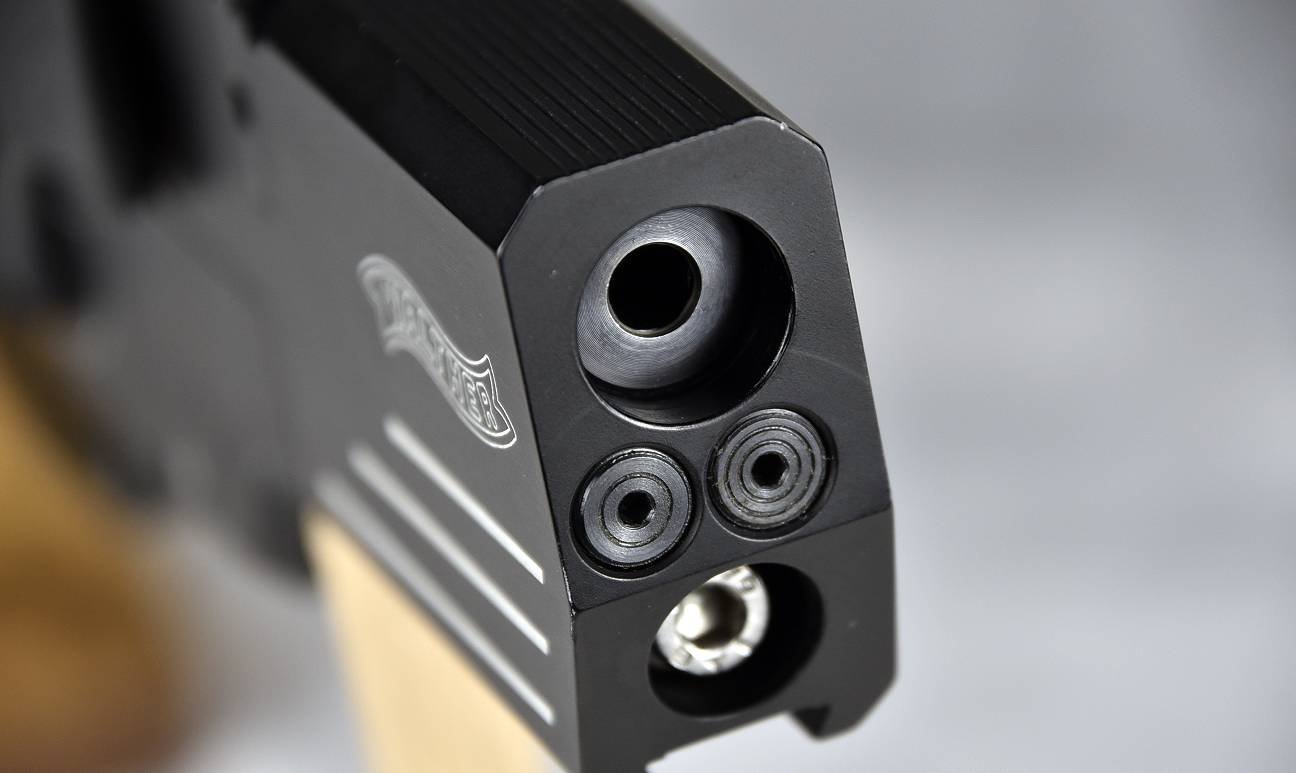 Walther SSP .22 l.r. - TOP Zustand! Matchgriff R/L, 2. Magazin NEU, Laufgewicht, Papiere – Bild 6