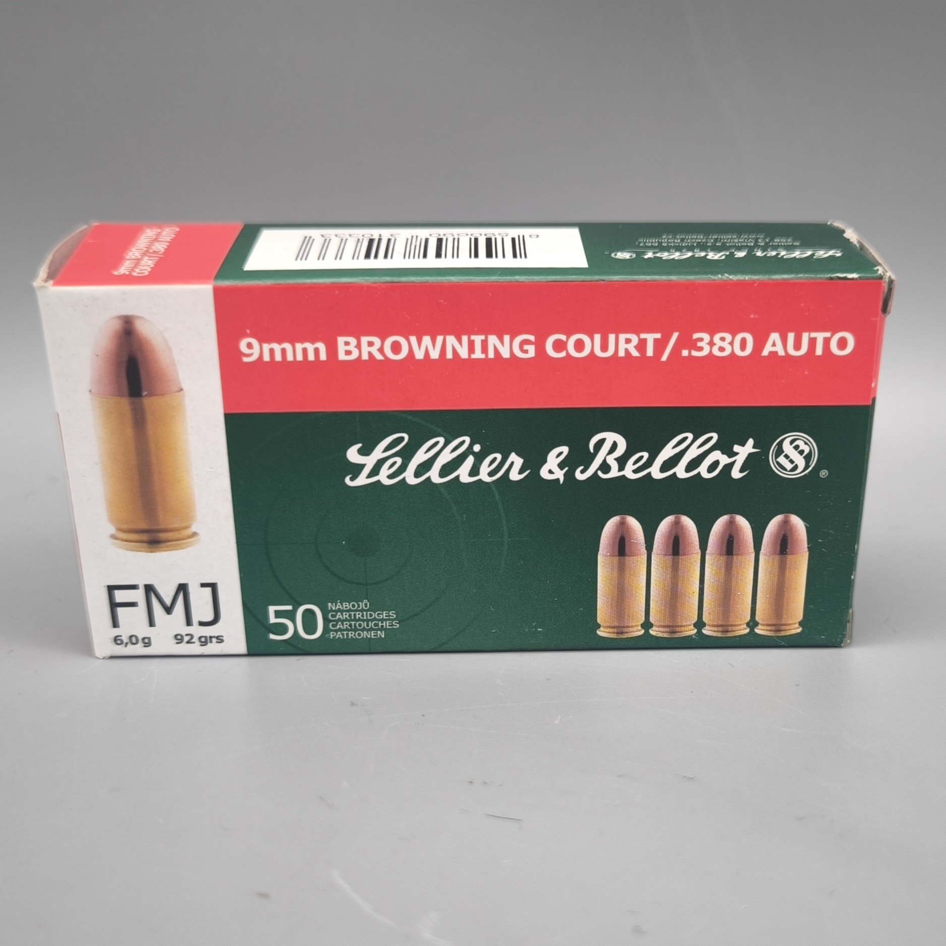 S&B 9mm Kurz / .380Auto / 9mm Browning 92gr. FMJ 50 Stück Staffelpreise !!! – Bild 1