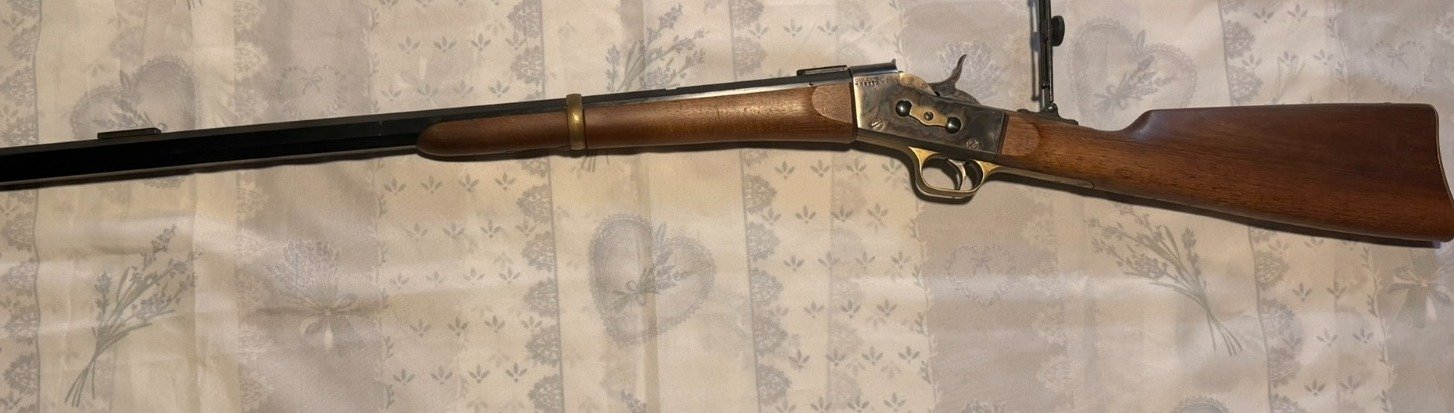 Pedersoli 45-70 Gov. Rolling Block Gewehr mit Spindeldiopter – Bild 1