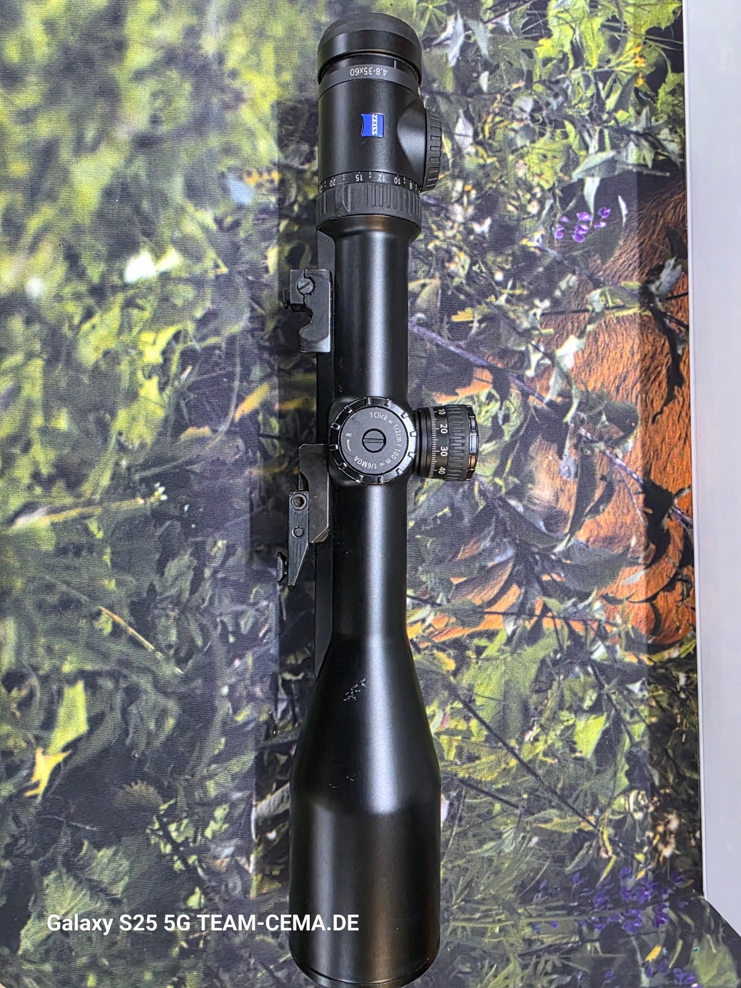 Zeiss Victory V8 in 4,8 - 35 M x 60 LA 60 mit Schiene, EAW Obt. S 202, AVS Seite und Höhe, wie neu! – Bild 4