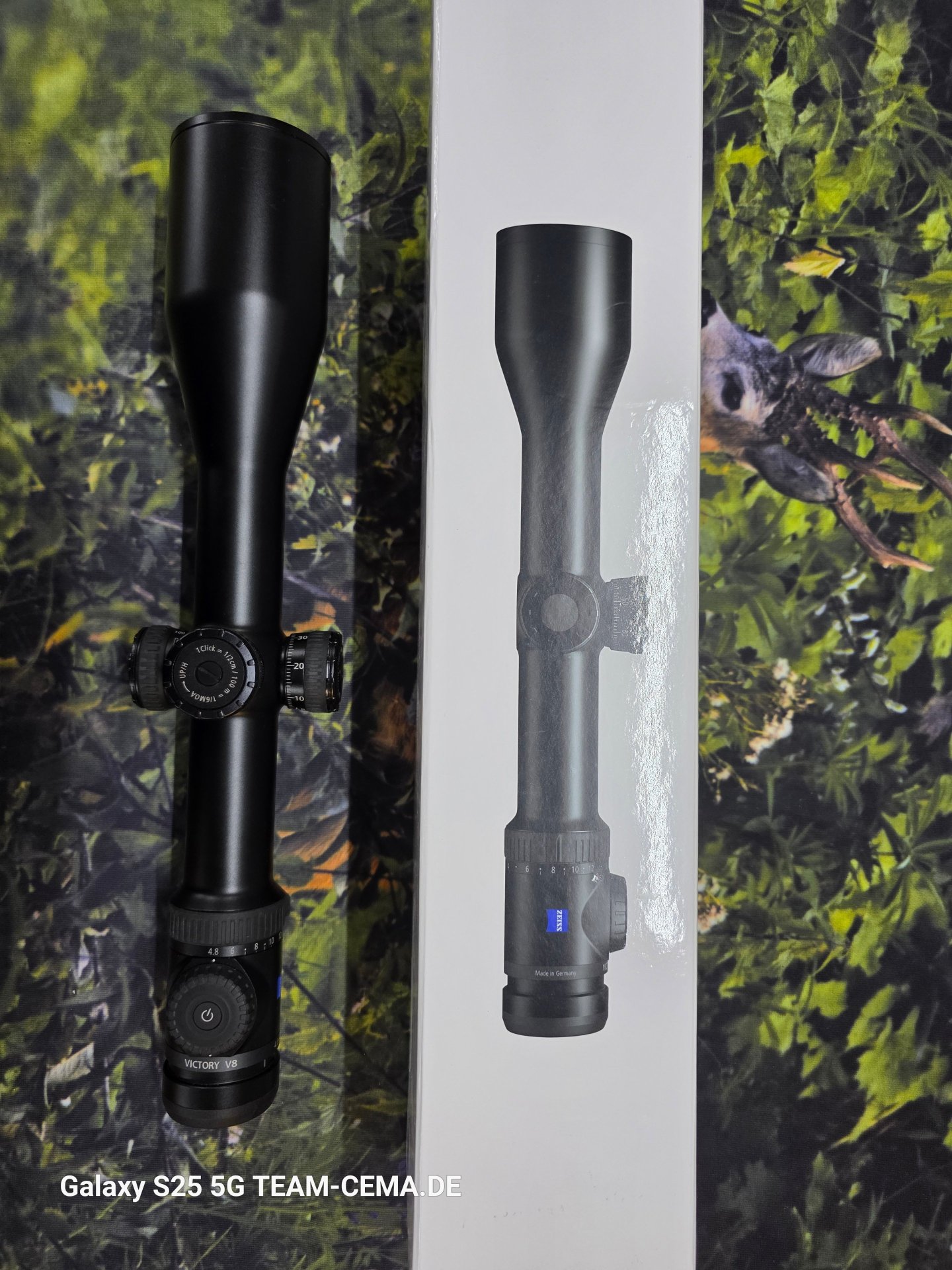 Zeiss Victory V8 in 4,8 - 35 M x 60 LA 60 mit Schiene, EAW Obt. S 202, AVS Seite und Höhe, wie neu! – Bild 1