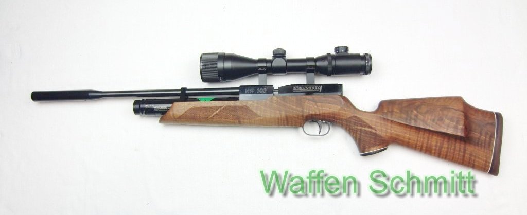Pressluftgewehr Weihrauch HW 100, Kaliber 4,5mm Diabolo m.Zielfernrohr 4-12x50, WBK Pflichtig – Bild 1