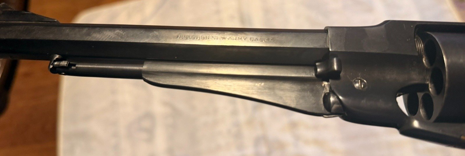 Uberti- Remington Perkussionsrevolver New Model Army 1858 Kal. .44 – Bild 3