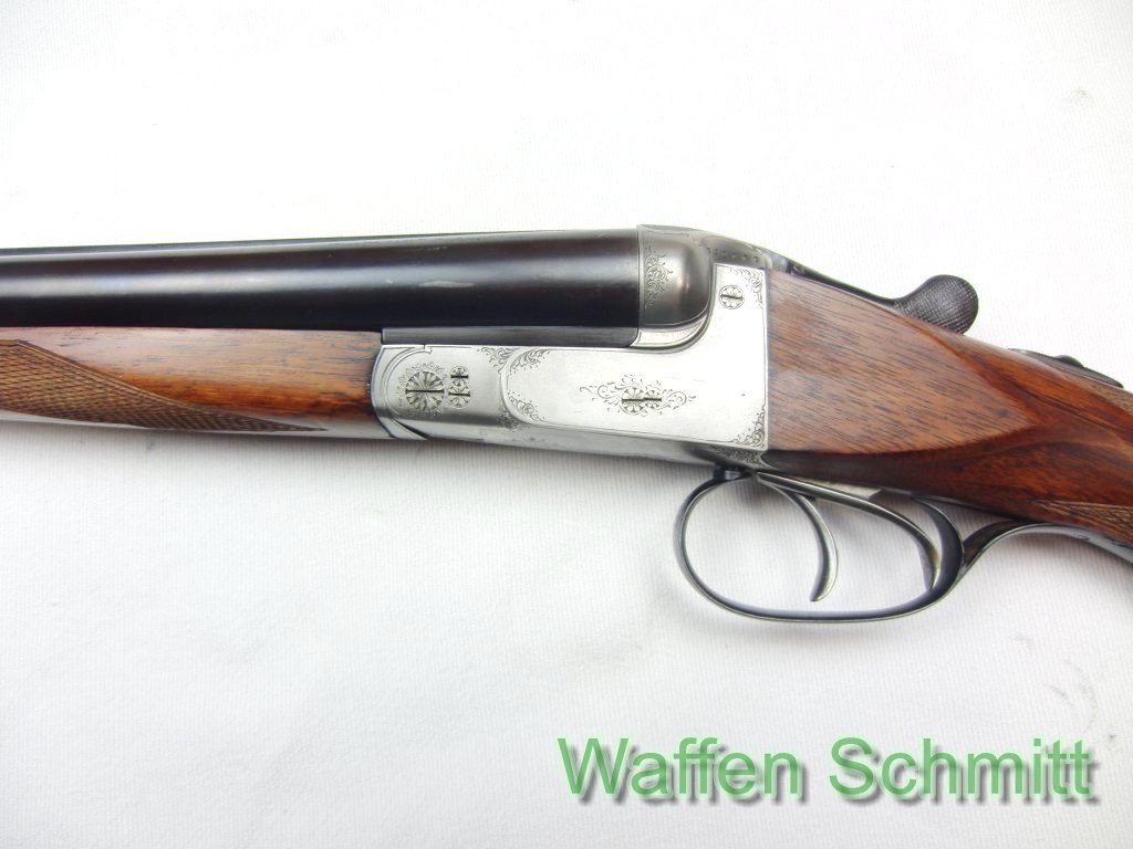 Doppelflinte original Sauer&Sohn, Kaliber 16/70, Nitro-Beschuß 12/57. Neu aufgearbeitet!!! – Bild 1