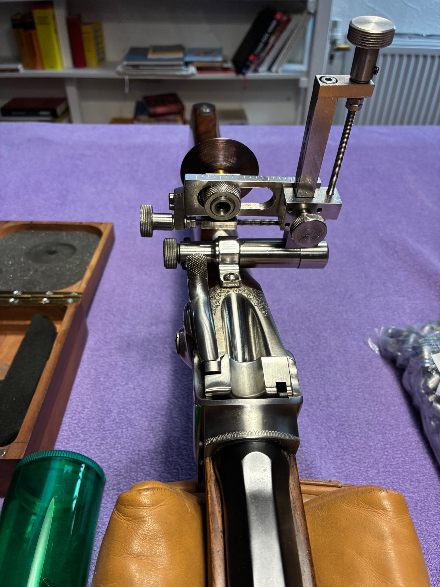 Sharps 45/70 Sporting Luxus Gravuren Goldeinlagen – Bild 5