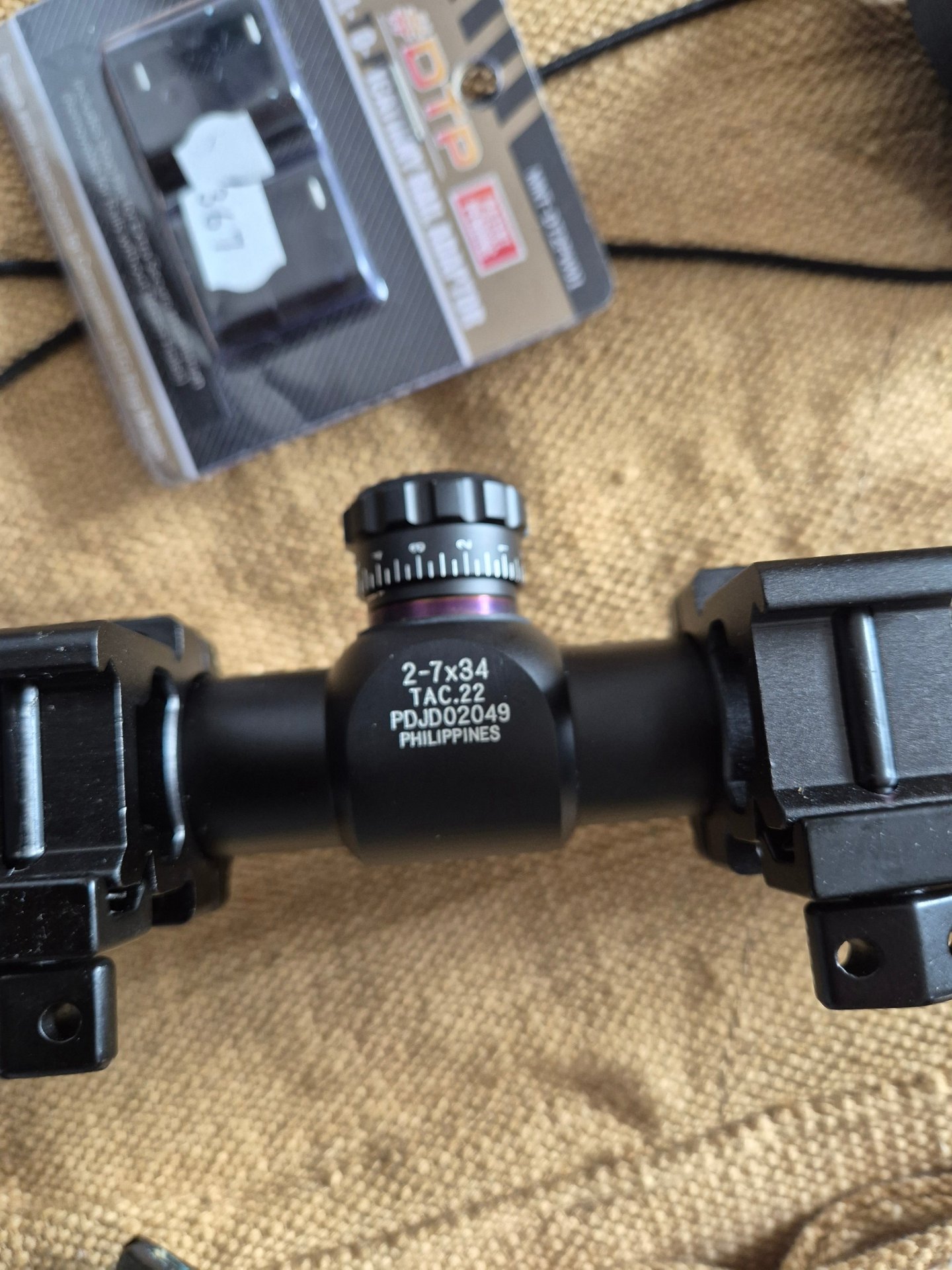 Zielfernrohr Redfield Battlezone 2-7×34 TAC.22 TAC-MOA mit Montage – Bild 5