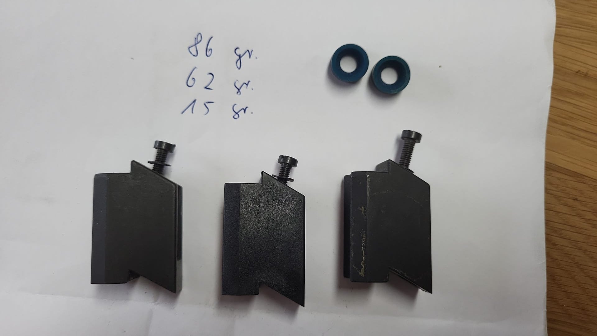 Laufgewichte für Hämmerli Modell 280 .22lr (3 Stück) – Bild 1