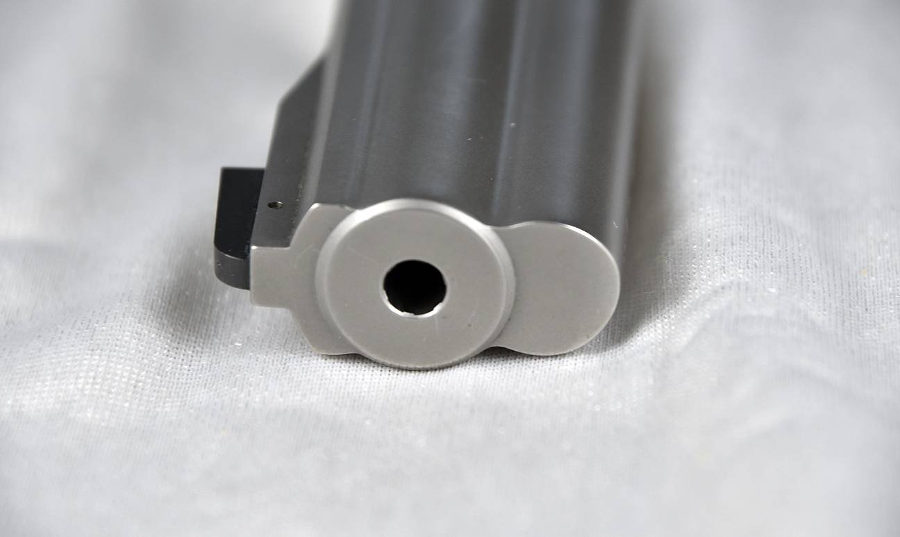 Smith & Wesson Mod. 617 .22 Target Champion 6" - TOP Zustand! Nill Matchgriff, Target Hammer/Abzug – Bild 3