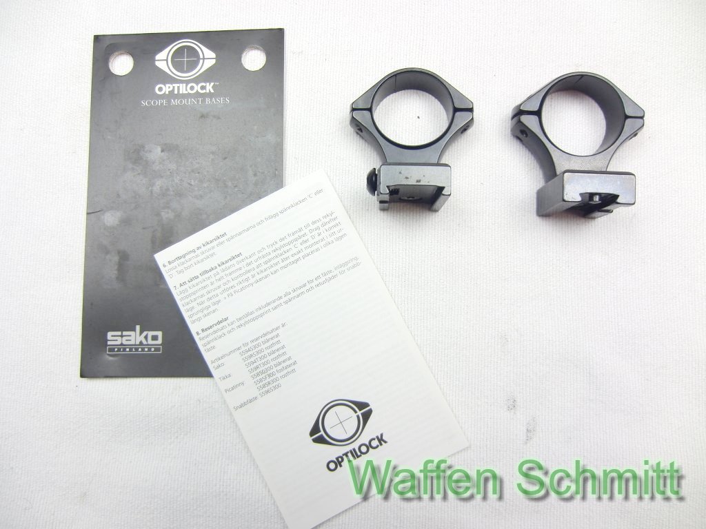 Sako Optilock Montage mit Ringen 30mm für Sako R.-Büchsen.NEUWERTIG!!! – Bild 1