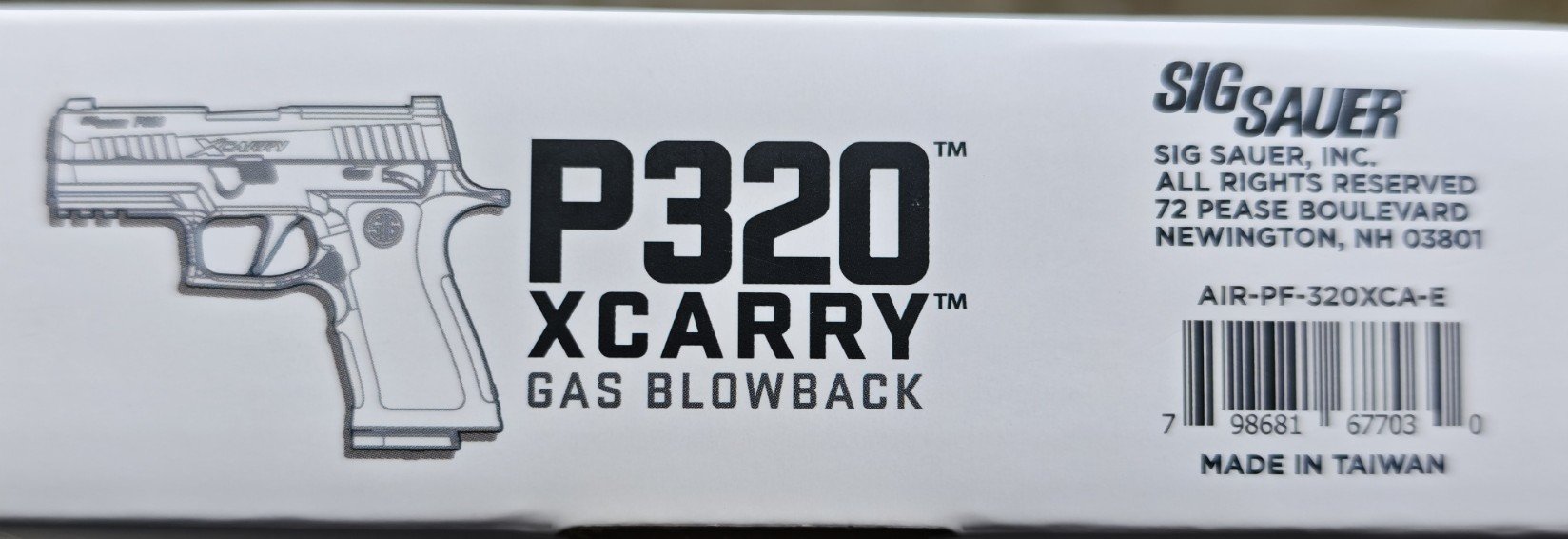 SIG Sauer Proforce P320 X Carry Gas Blowback Custom – Bild 3