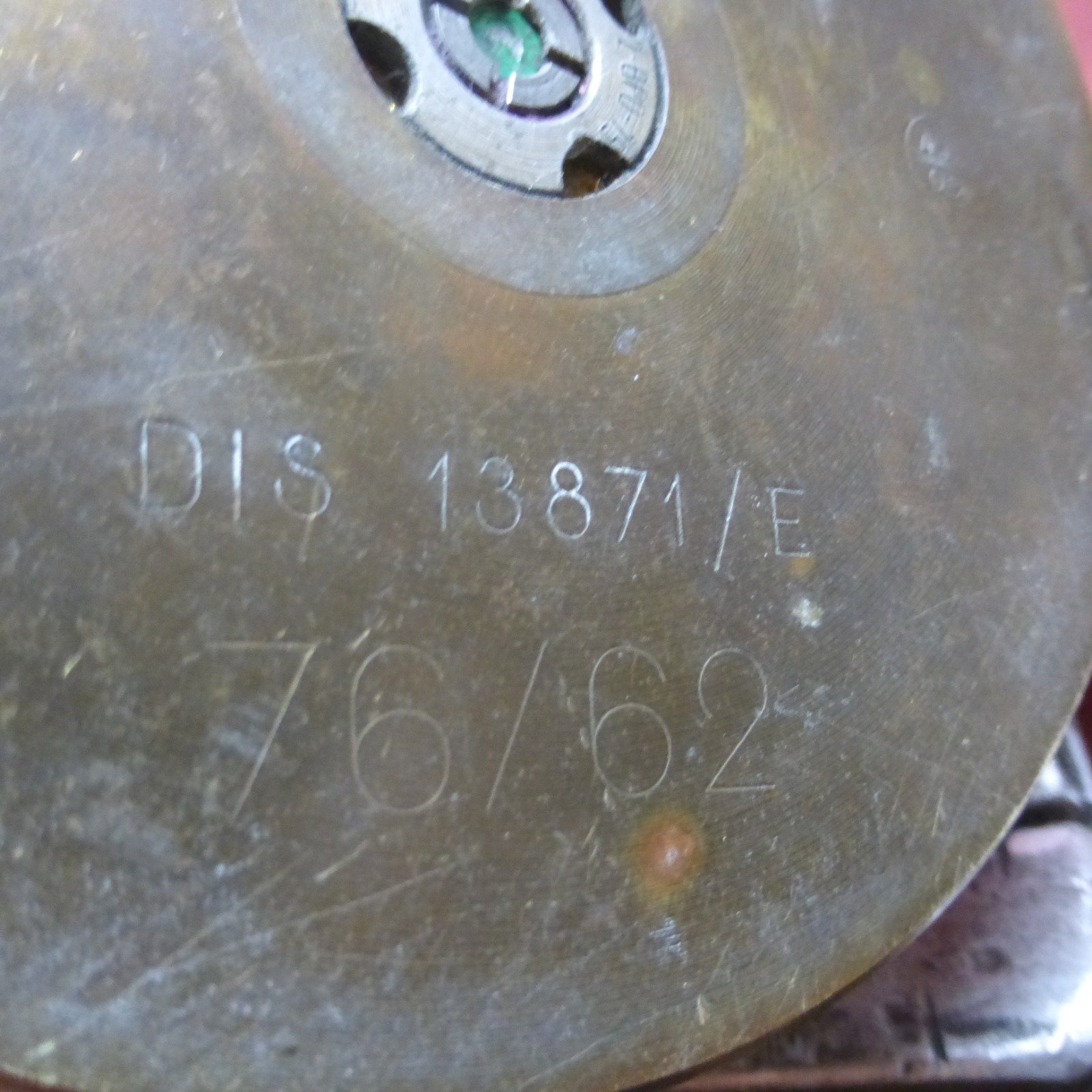 Messing/Hülse/76x62/Lampe/Oto Melara/Marine/Reservistika – Bild 2