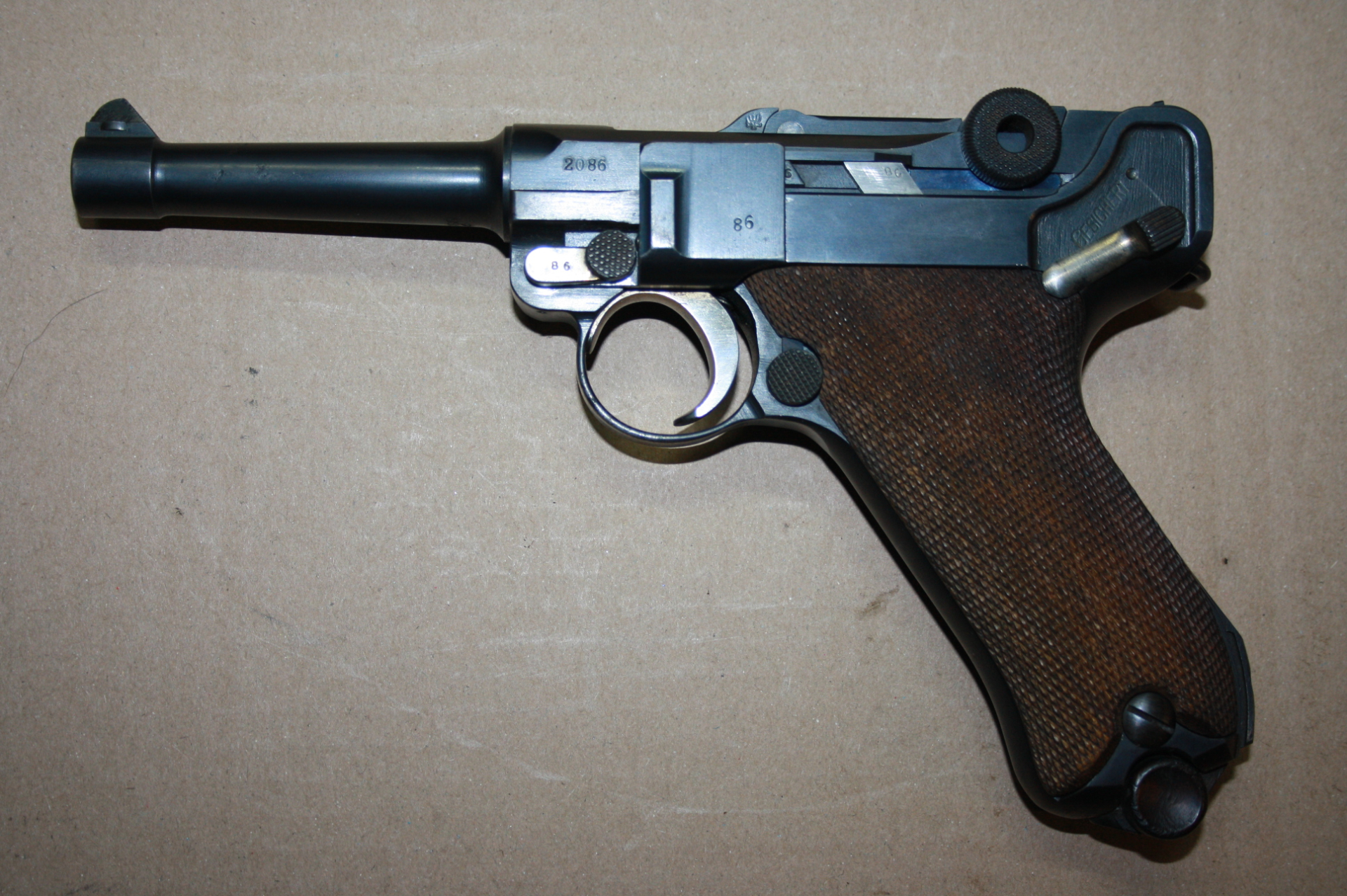 orig. deutsche WK1 Luger P08 Pistole "DWM 1916" im Kal. 9x19 -GELEGENHEIT- – Bild 1